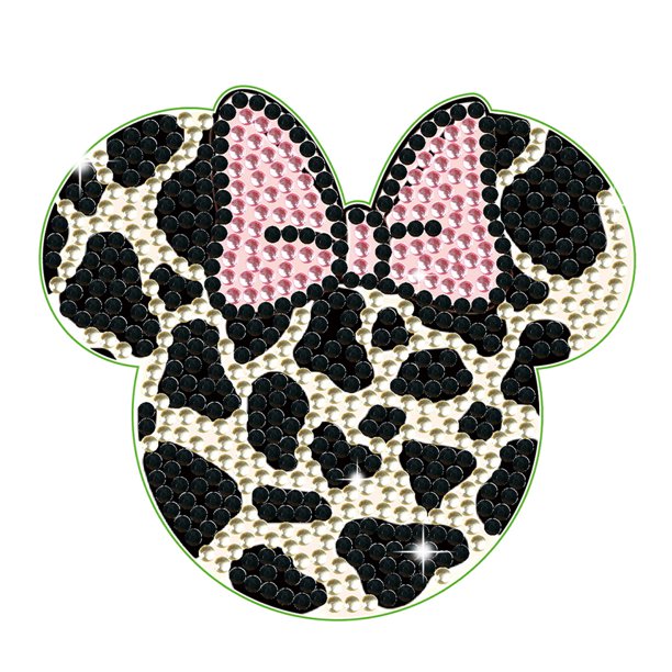 Kit de Posavasos Wdftyju con Pintura de Diamantes DIY Mickey