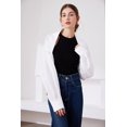 thumbnail image 3 of CAILDANL Fake Collar Long Sleeves Detachable Blouse False Collar Half Shirt Blouse Collar, 3 of 9