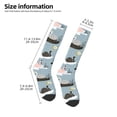 thumbnail image 2 of Naloa Swan Princess On Lake Thigh High Socks Extra Long Stretchy Sock Women Over Knee High Opaque Stocking Daily Wear, 2 of 6