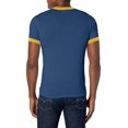 thumbnail image 2 of Ringer T-Shirt S Navy/Gold, 2 of 2
