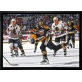 thumbnail image 1 of Mario Lemieux Pittsburgh Penguins Framed 20x29 Shooting Canvas, 1 of 4