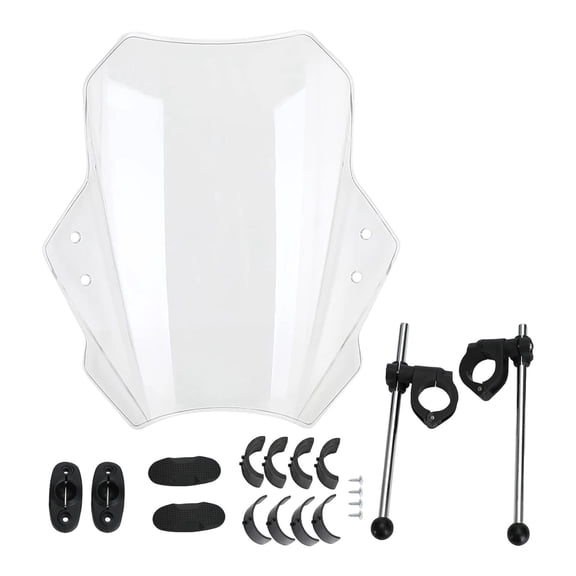 Reemplazo de parabrisas para motocicleta, deflector de viento, accesorio de parabrisas de liberación rápida Claro