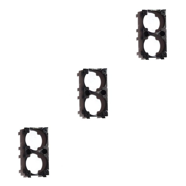 Wweixi 20Pcs Lithium Battery Holder Safety Anti Vibration Cell Cylindrical 18650mAh 2 link 3Set