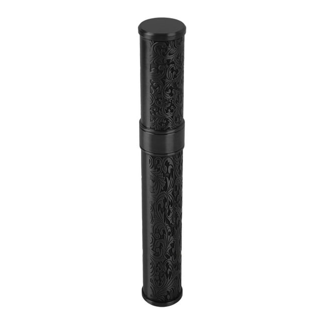 Contenedor de tubo de metal, Contenedor de tubo de Aleacio de Zinc Patrón en Alivio Contenedor de Tomo de Almacenamiento Tomo de Almacenamiento Sellado A Prueba de