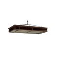 thumbnail image 4 of Meyda Tiffany 134184 Blaze 3 Light 54" Wide Flush Mount Ceiling Fixture - Red Rust, 4 of 5