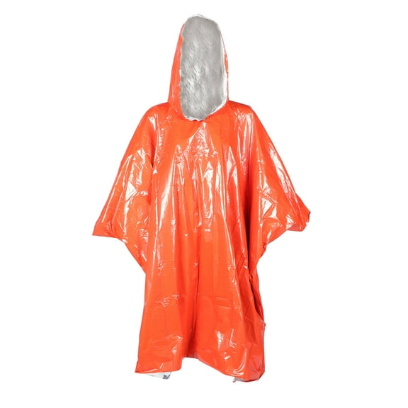 Niceauty Waterproof Rain Poncho Polyester Film Warmth Retention Daily Use 1Set
