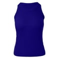 thumbnail image 4 of Women's Athletic Racerback Tank - High Neck Workout Top for Running/Gym (2XL Plus Size), 4 of 4