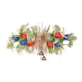 thumbnail image 2 of Independence Day Faux Tulips Wreath Door Hanging Doorway Decoration, 2 of 9