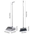 thumbnail image 3 of Dmlowu Broom with Dustpan Combo Set 12x35" Collapsible Broom and Dustpan Set Household Broom and Dustpan for Cleaning Floor Kitchen Office Indoor Outdoor, with Stainless Steel Long Handle, 3 of 10