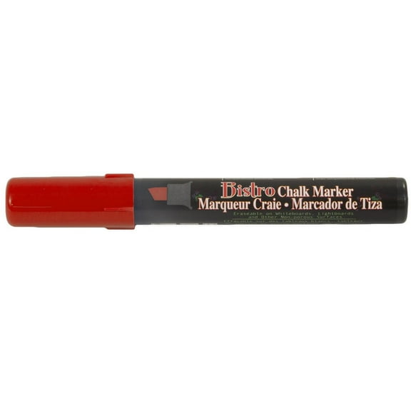 Marvy Uchida Chisel Tip Chalk Markers, Red, 1/Pack