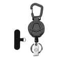 thumbnail image 1 of Llavero retráctil con correa para teléfono, soporte para teléfono, mosquetón, soporte para credencial para Estilo F, 1 of 9