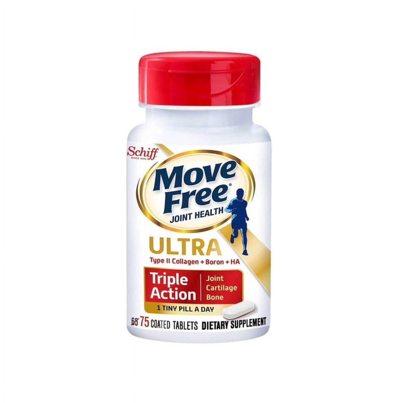 Move Free Type II Collagen, Boron & HA Ultra Triple Action - 75 Tablets