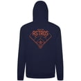 thumbnail image 3 of Men's Levelwear Navy Houston Astros Podium Primary Pullover Hoodie, 3 of 3