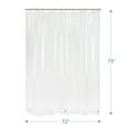 AmazerBath 72x78in Clear PEVA Shower Curtain Liner, Waterproof