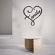 thumbnail image 3 of Cuadro Decorativo de Metal con Diseño love family Chico, 3 of 4