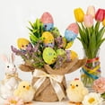 thumbnail image 4 of Dvkptbk Décorations de Table en Pot en Forme d'Oeuf de Pâques, Simulation de Fête, Pot de Fleurs en Forme d'Oeuf de Pâques Tacheté, Ornements de Jardin, Décorations de Pâques, 4 of 9