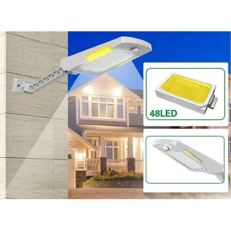 

WMYBD Solar Outdoor Lights 48LED Corner Solar Wall Lamp Courtyard Lamp Courtyard Lamp 48LED Solar Street Lamp Road Courtyard Garden Lamp