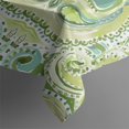 thumbnail image 5 of Green Ethnic Paisley Pattern Rectangle Tablecloth 60"x102",Waterproof Polyester Rectangle Table Cloth, Wipeable Spillproof Polyester Tablecloth for Dining, Camping, Indoor and Outdoor, 5 of 6