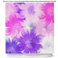 thumbnail image 1 of Shower Curtains 70" x 93" from DiaNoche Designs by Pam Amos - Flower Bunch Pinks, 1 of 1