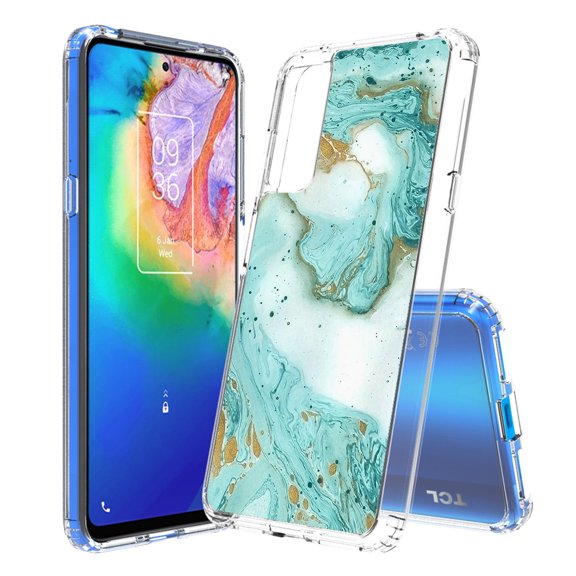 AquaFlex Hybrid Slim Designed For TCL 20S 6.67"Case Transparent Clear