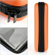 alavisxf xx 192-Capacity EVA DVD Portable Zipper Holder Disc Storage Organizer Wallet, Orange