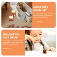 thumbnail image 3 of SHOWERORO Miniature Musical Instrument Model For Interior Decoration 4Pcs Red, 3 of 4