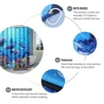 thumbnail image 6 of Ocean Shower Curtain Heavy Duty Polyester Fabric Waterproof Shower Curtain Liner 72" x 78", 6 of 9