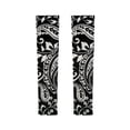 thumbnail image 3 of SPRING PARK Paisley Print Summer Outdoor Cooling Arm Sleeves Long Fingerless Gloves Anti-Slip Sun Protection Arm Sleeves, 3 of 7