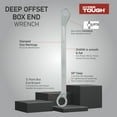 thumbnail image 6 of Hyper Tough 8-Piece Metric Deep Offset Ring Wrench Set, 6 of 7