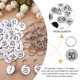thumbnail image 3 of 50pcs Plastic Round Numbered Tags Key Tags ID Tags with Key Rings for Hotel, 3 of 3