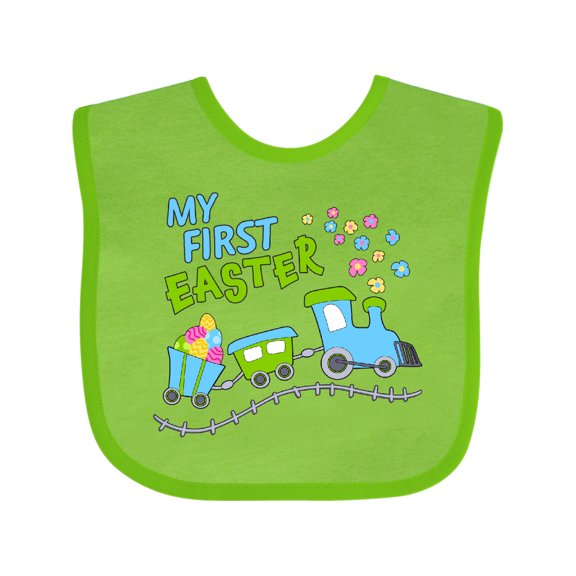 Inktastic My First Easter Train Boys or Girls Baby Bib