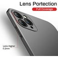 thumbnail image 3 of Compatible with iPhone Case,Luxury Matte Hard PC Slim Fit Ultra Thin Lightweight Camera Lens Protection Soft Shockproof Cover Phone Case (Black, iPhone 15 Pro), 3 of 14