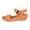 Orange, variant on Wedge Platform Sandals for Women Open Toe Lightweight Walking Sandals Fashion Metallic Non Slip Travel Beach Shoes Purple Size 9