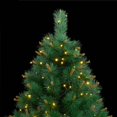 thumbnail image 3 of Árbol de Navidad Artificial Con Bisagras vidaXL con 300 LEDs Blanco Cálido, 3 of 8