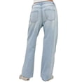 thumbnail image 4 of High Waist Loose Women Straight Jeans Street Casual Wide Leg Denim Pants Female Four Seasons Comfortable Commuter Trousers, 4 of 6