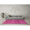 thumbnail image 3 of Ahgly Company Indoor Rectangle Oriental Pink Traditional Area Rugs, 6' x 9', 3 of 4