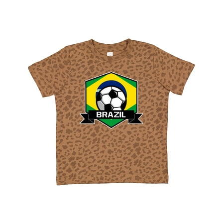

Inktastic Soccer Brazil Flag Banner Gift Toddler Boy or Toddler Girl T-Shirt