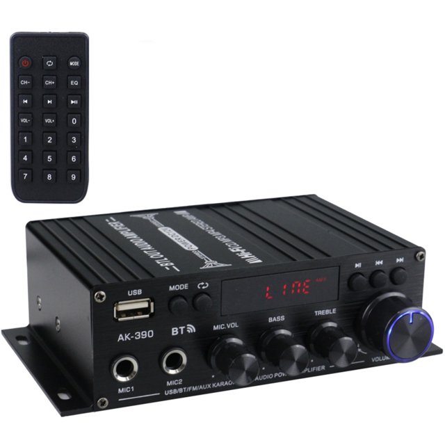 Mini Amplificateur Audio 2CH 40W+40W pour Voiture et Maison