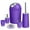 Purple, variant on Imountek 6-Piece Bathroom Accessories Set, Elegant Black PP Complete Bathroom Sets