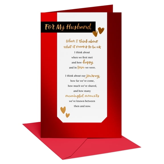 American Greetings Valentine's Day Card for Husband (Lucky We Are)