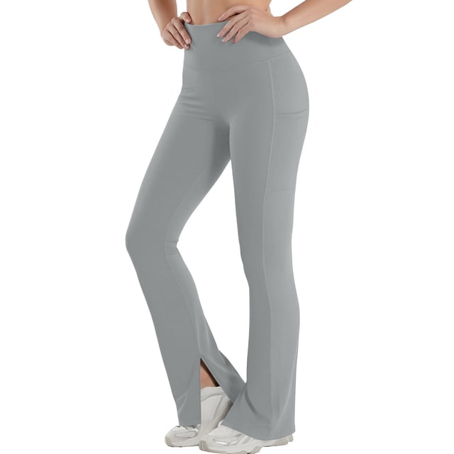 Pantalones de Yoga para Mujer con Bolsillos de Lana Forrada Leggings de Entrenamiento para Mujeres, Alta Cintura Fitness Pantalones Deportivos con Bolsillos Laterales