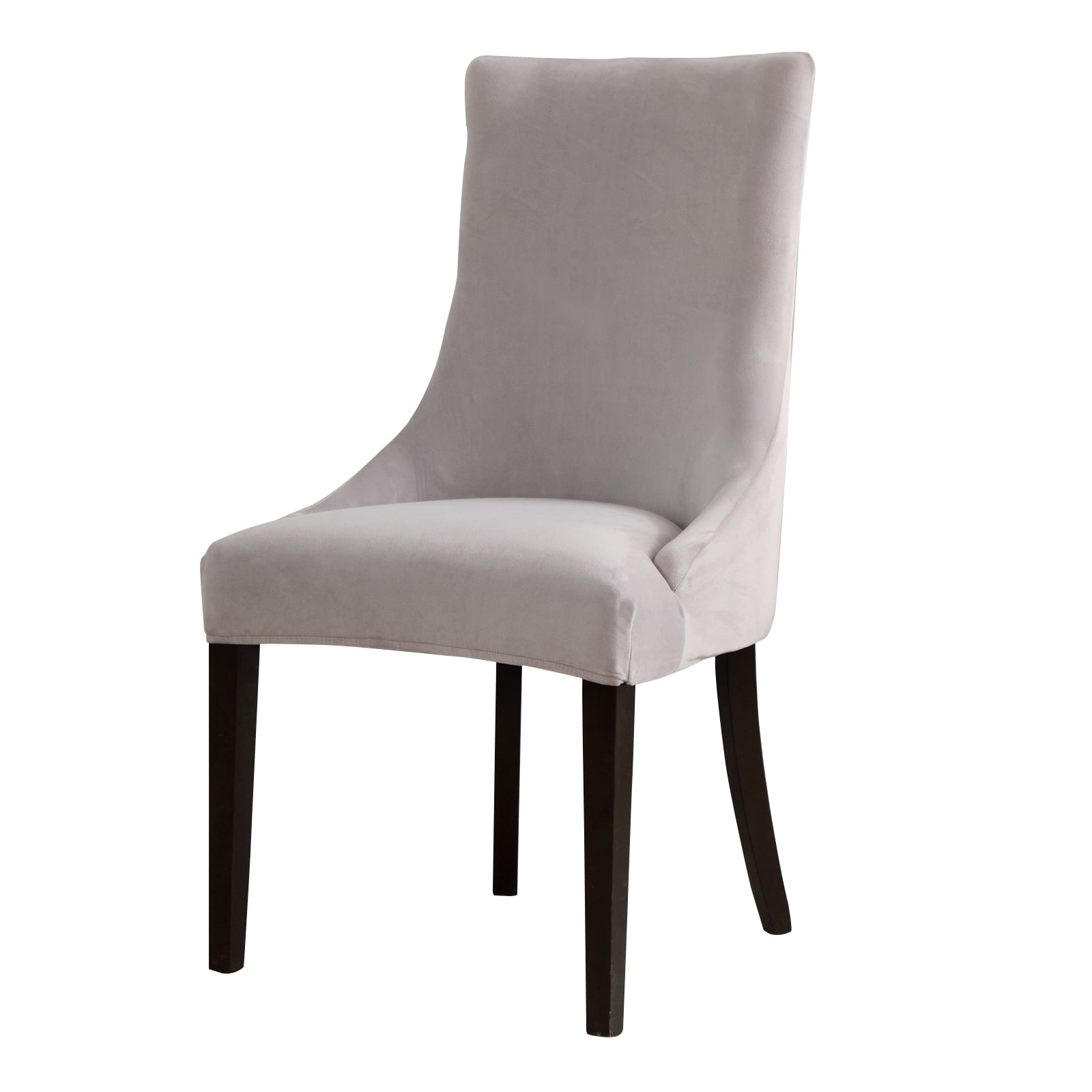 Rosnek Velvet Stretch Wingback Chair Cover Slipcover, Washable Arm