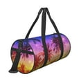 thumbnail image 3 of Haiem Palm Trees at Sunset Pattern Gym Bag for Women Men, Waterproof Travel Duffel Bags, Personal Item Travel Bag Weekender Bag with Shoes Compartment & Wet Pocket, 3 of 8