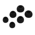 thumbnail image 2 of Audífonos 6 piezas de reemplazo de auriculares de silicona para auriculares KZ LZ A4 DZ9 (negro) Universal  Accesorios Electrónicos, 2 of 7