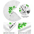 thumbnail image 2 of Coolnut St. Patrick's Day Shamrock Christmas Tree Skirt Tree Skirt for Holiday Party Home Christmas Day Ornaments36", 2 of 6