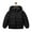 Black Obsidian, variant on Esaierr Baby Kids Short White Duck down Jacket Boys Girls Solid Colors Winter down Coats 2-14 Years Windproof Cuffs Warm Outerwear