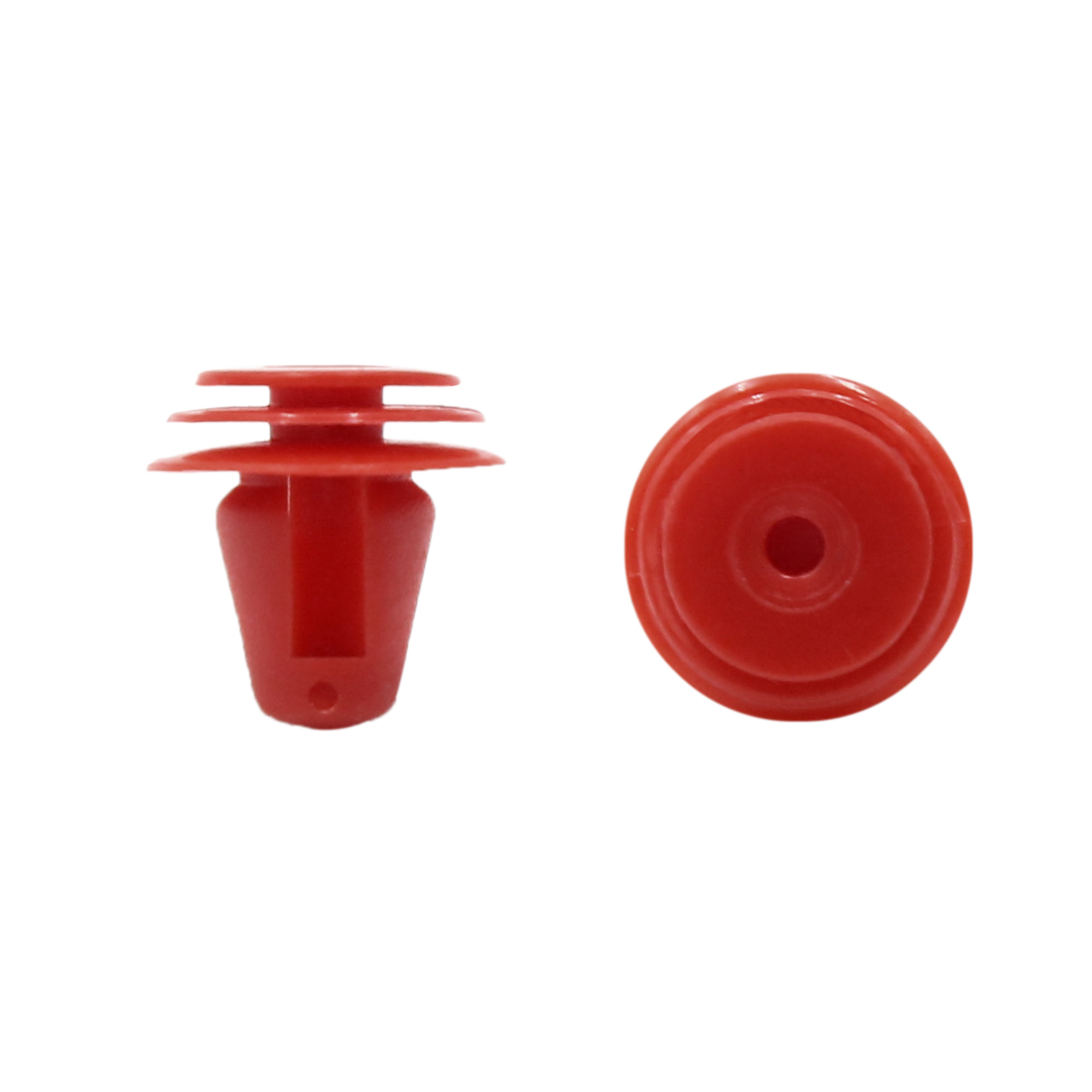 20Pcs Red Plastic Rivets Bumper Fender Fastener Retainer Clips 10mm for