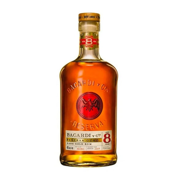 Pack de 4 Ron Bacardi Reserva 8 Años S/Estuche 750 ml