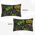 thumbnail image 2 of Honeii Carnival Mardi Gras3 Decorative Throw Pillow Case - Elevate Your Couch, Sofa, or Bed with Stylish Home Decor, Perfect Gift Idea-16"x24", 2 of 6