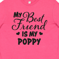 thumbnail image 4 of Inktastic My Best Friend is My Poppy with Hearts Youth T-Shirt, 4 of 5